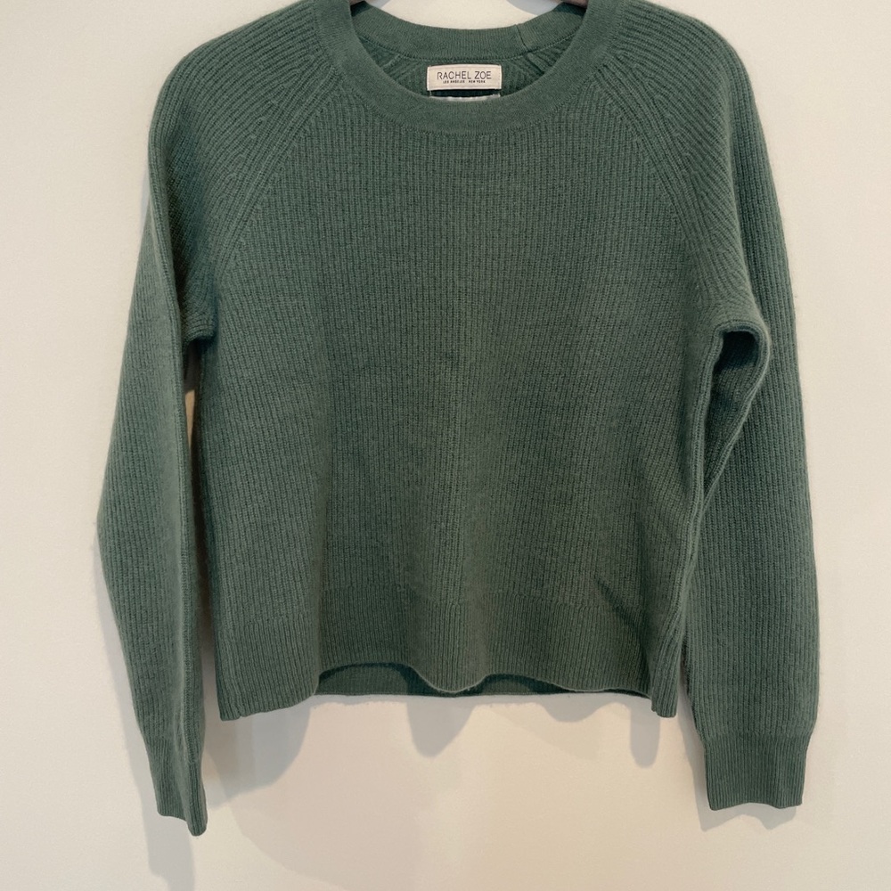 Rachel Zoe Women's Green cashmere Sweater